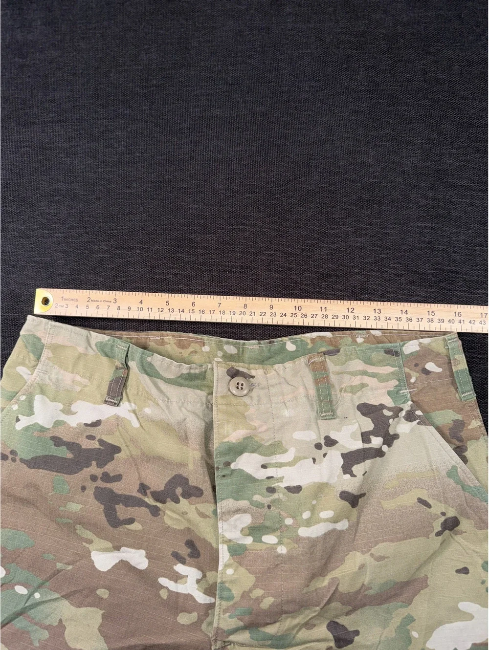Men's Military Surplus Camouflage Cargo Pants Medium Regular